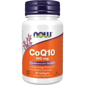 Now Foods CoQ10 Softgels 100 Mg 50 sfg
