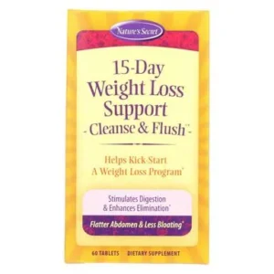 Nature s Secret 15-Day Weight Management Support Cleanse & Flush 60 tab