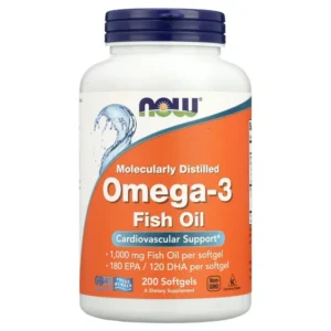 Now Supplements Omega-3 180 Epa / 120 Dha Molecularly Distilled Cardiovascula 200 sfg