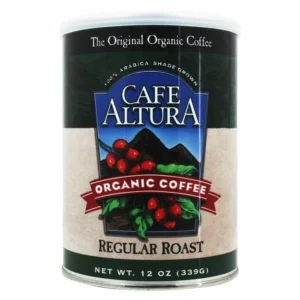 Cafe Altura Organic Coffee, Regular Roast, Ground 12 oz