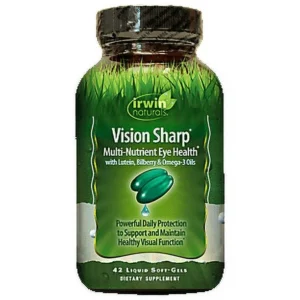 Vision Sharp with Lutein Bilberry & Omega 3 s for Eye Health 42 liquid softgel
