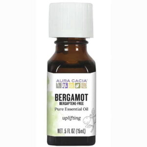 Aura Cacia Essential Oil Bergamot (Bergaptene-Free) 0.5 fl oz Liq