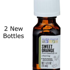 Aura Cacia Essential Oil Sweet Orange - 0.5 fl oz Essential Oils