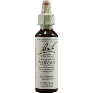Bach Original Flower Remedies Vervain for Relaxation and Calm 20mL Dropper