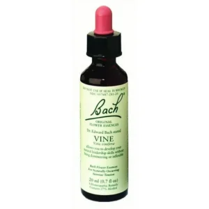 Bach Original Flower Remedies Vine for Motivation 20mL Dropper 20 ml