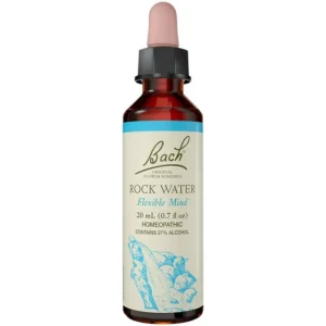 Bach Rock Water for Flexibility Natural Homeopathic Flower Essence 20ml