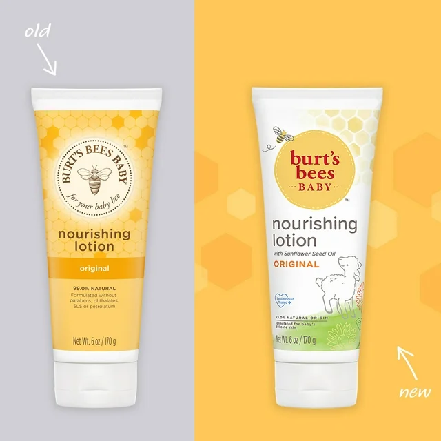 Burt s Bees Baby Nourishing Lotion with Sunflower Seed Oil Original Scent 6 oz - Image 2