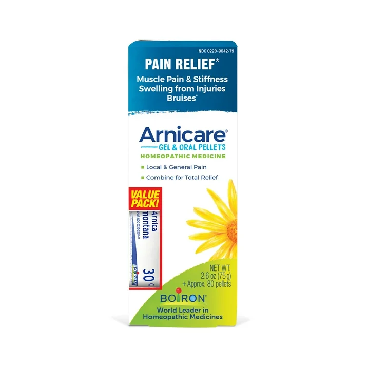 Boiron Arnicare Gel and Arnica Montana 30C Homeopathic Medicine for Pain Relief 2.6 oz - Image 5