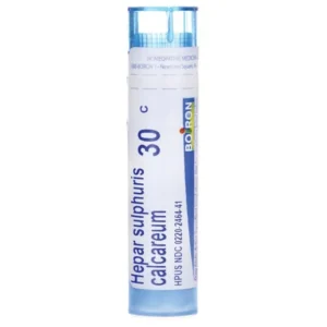Boiron Homeopathic Medicine Hepar Sulphuris Calcareum 30c md 80 pel