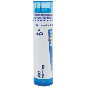Boiron Nux Vomica 6C Homeopathic Medicine for Heartburn Or Drowsiness Due To Ex 80 pellet