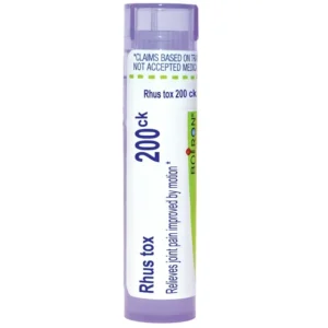 Boiron Rhus Tox 200CK Homeopathic Medicine for Joint Pain Improved By Motion 8, 80 pel