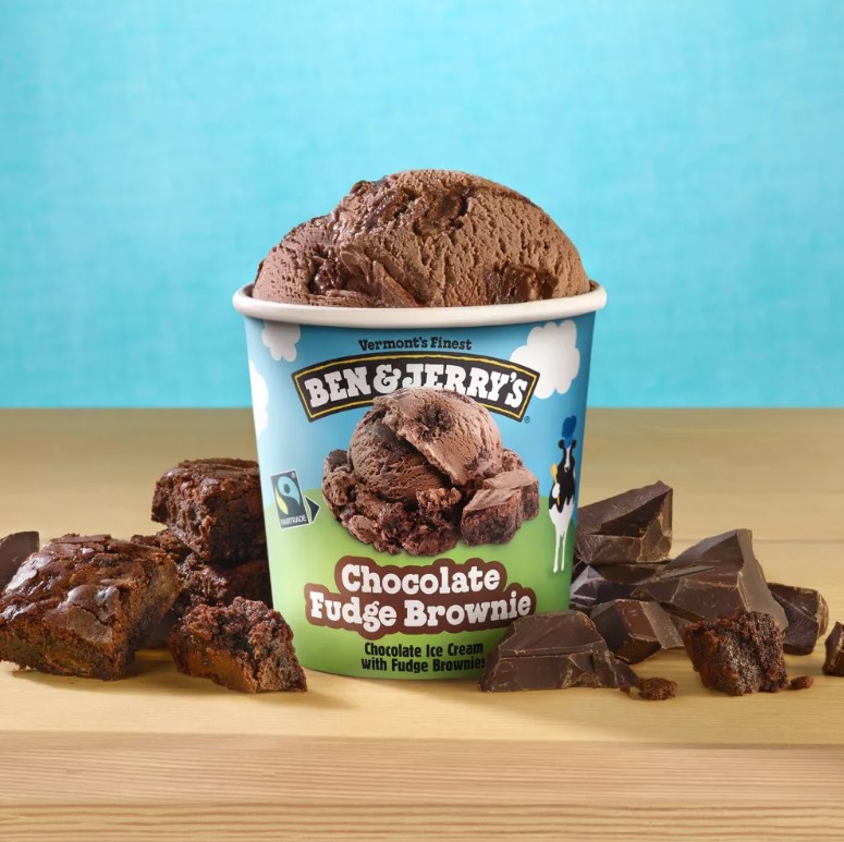 Ben & Jerry's Ice Cream Chocolate Fudge Brownie - 16oz 2 Ben & Jerry's Ice Cream Chocolate Fudge Brownie - 16oz - Image 2