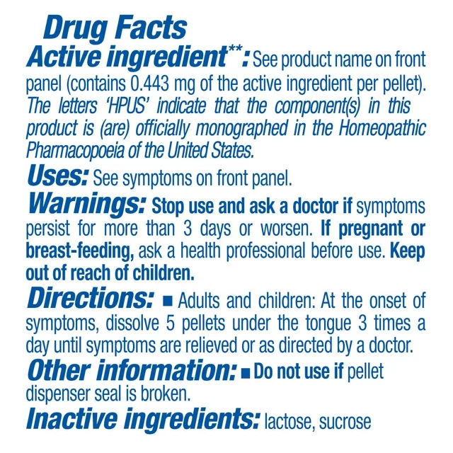 Boiron Nux Vomica 200CK Homeopathic Medicine for Heartburn Or Drowsiness Due To 80 pel - Image 3