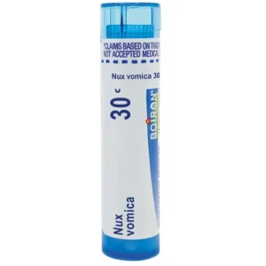 Boiron Homeopathic Medicine Nux Vomica, 30C Pellets 80 pel