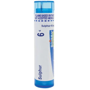 Boiron Homeopathic Medicine Sulphur, 6C Pellets, 80 Count Tube
