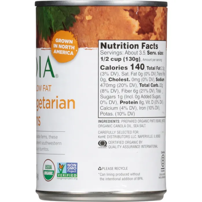 Cadia Organic Refried Beans 16 oz 2 Cadia Organic Refried Beans 16 oz - Image 2