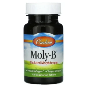 Carlson Labs - Moly-B Molybdenum 500 mcg. - 100 Tab