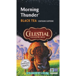 Celestial Seasonings Black Tea Morning Thunder, 20-count