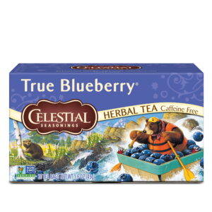 Celestial Seasonings True Blueberry Herbal Tea Bags 20 Count