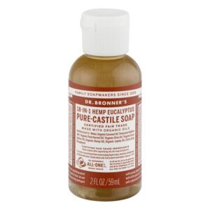 Dr. Bronner s 18-In-1 Hemp Pure-Castile Soap Eucalyptus 2.0 FL OZ