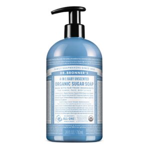 Dr. Bronner s Baby Unscented Pump Soap 24oz