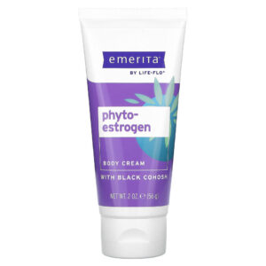 Emerita Phytoestrogen Body Cream | For Optimal Balance at Midlife | Black Cohosh 2 oz