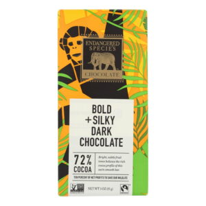 Endangered Species Chocolate Dark Chimp Smoth, 3-ounces