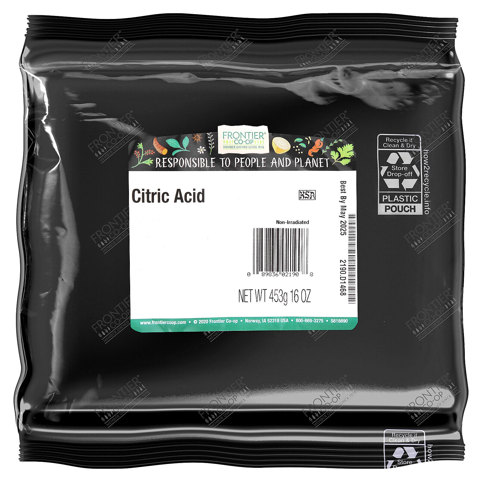 Citric Acid 16 oz (453 g) Frontier Co-op 2 Citric Acid 16 oz (453 g) Frontier Co-op - Image 2