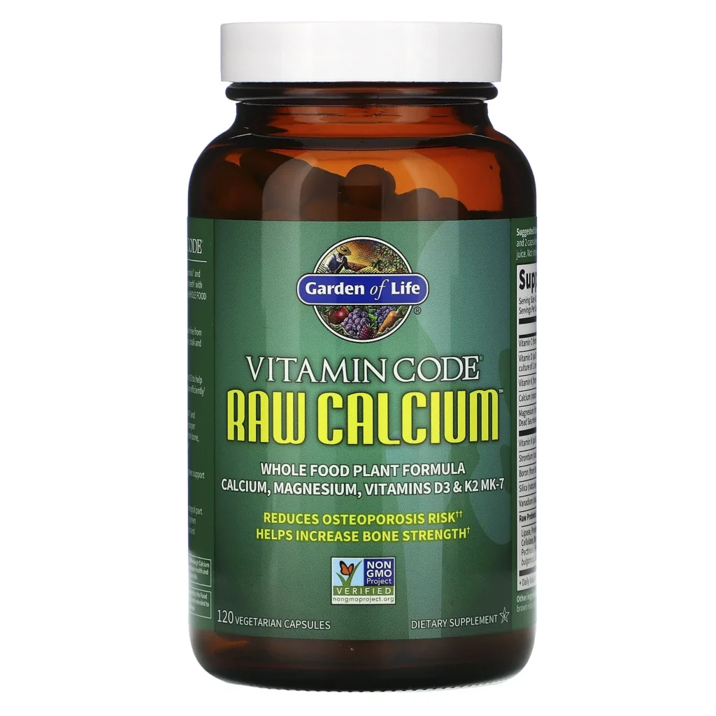 Garden of Life Vitamin Code Raw Calcium 120 Capsules – Harvest Natural ...