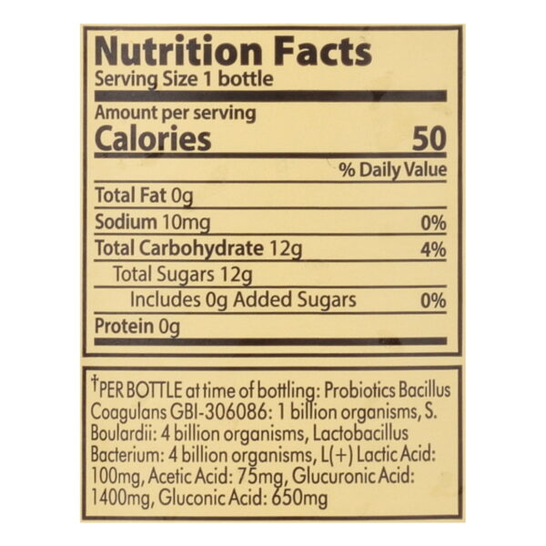 Gts Synergy Raw Kombucha Orig 16 Oz - Image 2