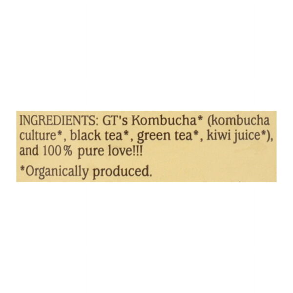 Gts Synergy Raw Kombucha Orig 16 Oz - Image 3