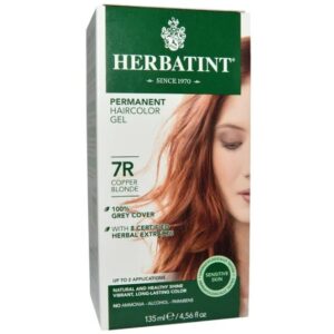 Herbatint Permanent Haircolor Gel 7R Copper Blonde 1 Box