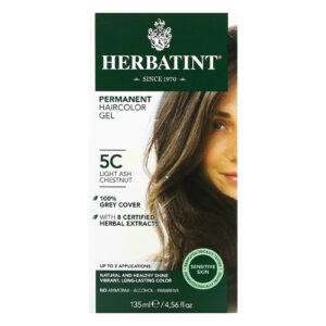 Herbatint Permanent Herbal Haircolour Gel 5C Light Ash Chestnut - 135 ml