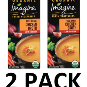 Imagine Organic Low Sodium Gluten-Free Free Range Chicken Broth 32 oz