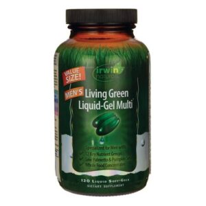 Irwin Naturals Men S Living Green Liquid-Gel Multi 90ct Softgel