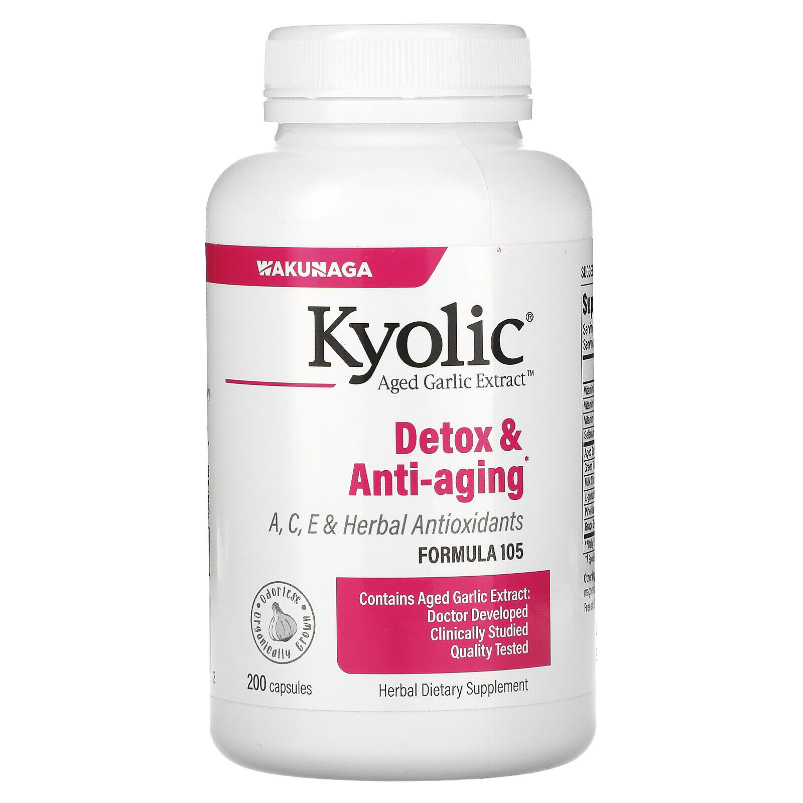 Kyolic #105 Garlic A C E Selenium 200 Caps