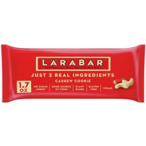 LARABAR Fruit & Nut Food Bar, Cashew Cookie, Gluten Free 1.7 oz Bars