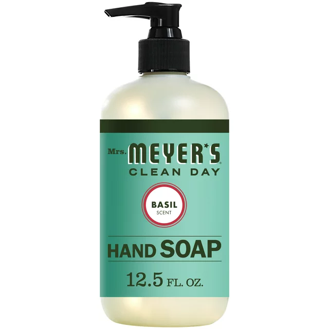 Mrs. Meyer’s Clean Day Liquid Hand Soap Basil Scent 12.5 ounce bottle 1 Mrs. Meyer’s Clean Day Liquid Hand Soap Basil Scent 12.5 ounce bottle