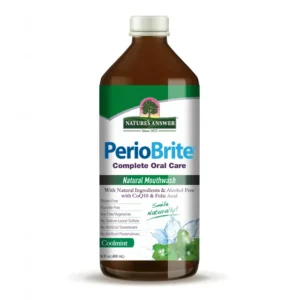 Nature s Answer PerioWash Alcohol-Free Mouthwash Cool Mint 16 oz