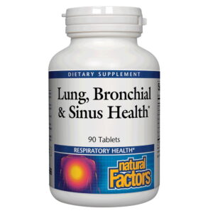 Lung Bronchial & Sinus Health by Natural Factors Natural Supplement for Respir 90 tab