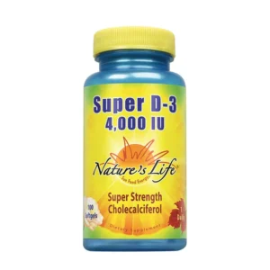Nature s Life Super D-3 4000 IU | High Potency Vitamin D Supplement  100 Sfg