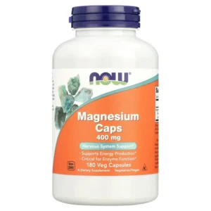 Now Supplements Magnesium 400 mg Enzyme Function 180 cap