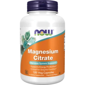 Now Foods Magnesium Citrate Dietary Supplement 120 cap