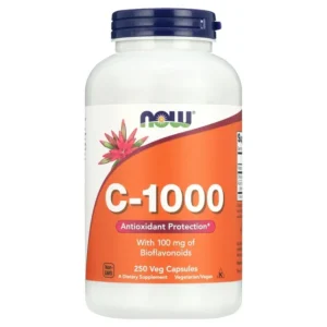 Now Supplements Vitamin C-1 000 with 100 mg of Bioflavonoids Antioxidant Prote 250 cap