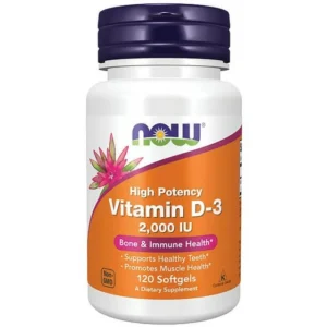 Now Supplements Vitamin D 2000 Iu 120 Sfg