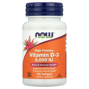 NOW FOODS Vitamin D 3 5000 Iu 120 Sfg