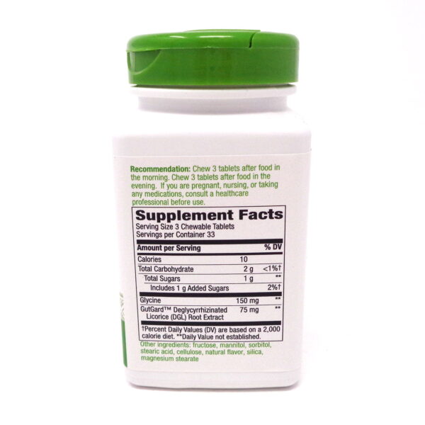 Enzymatic Therapy DGL Chewable Tablet 100 Count - Image 2