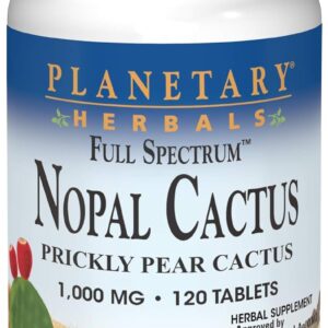 Planetary Herbals - Nopal Cactus Full Spectrum 1000 mg. - 120 Tab