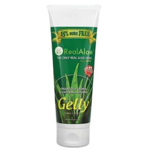 Real Aloe Aloe Vera Gelly - Unscented 8 oz Gel