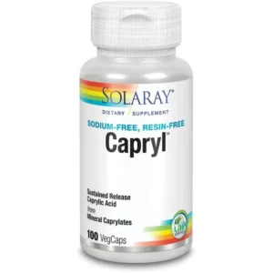 Solaray Capryl Sodium & Resin Free 360mg 100 cap